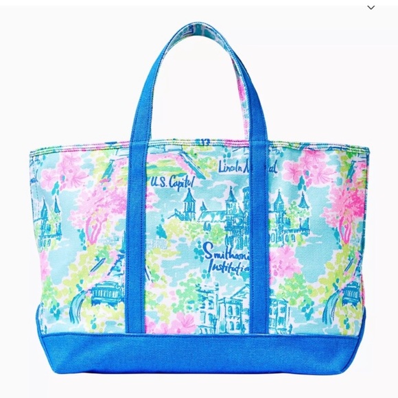 Lilly Pulitzer Lilly loves DC Mercato tote - Picture 4 of 13
